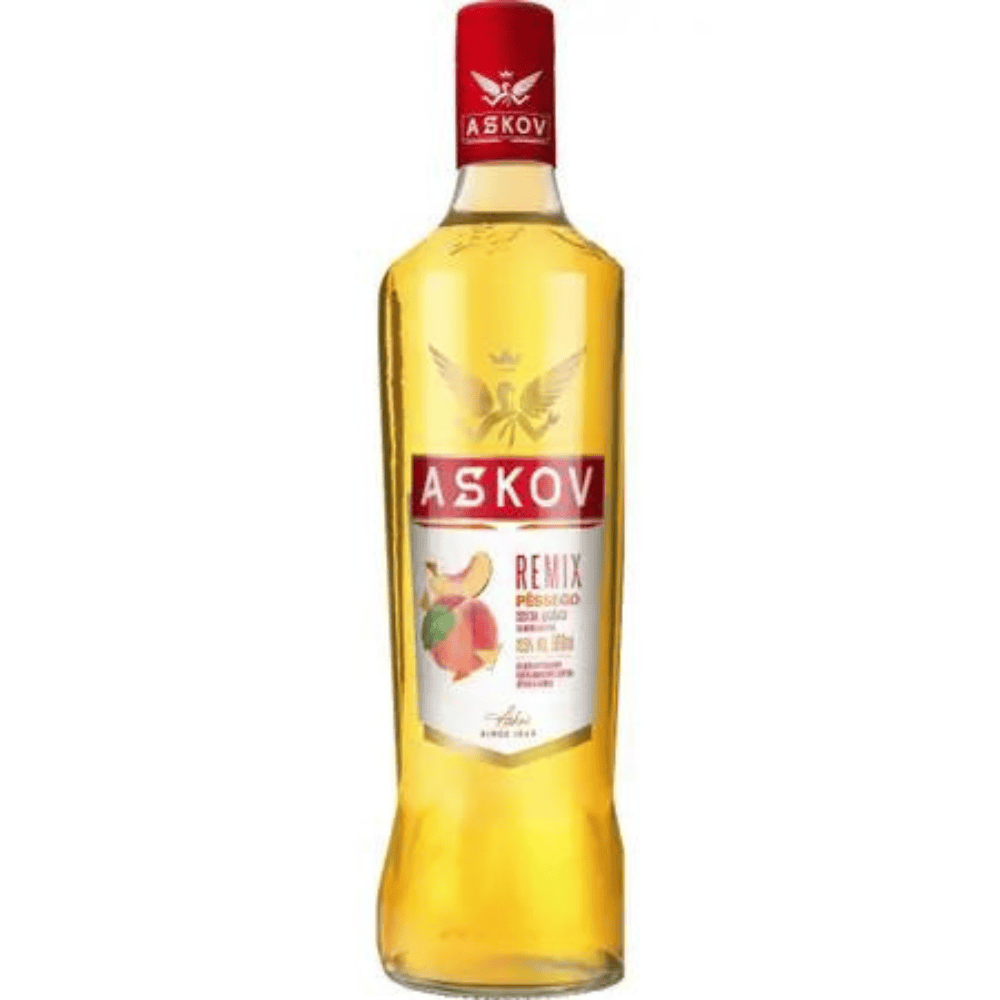 Vodka Askov ReMix Pêssego 900ml