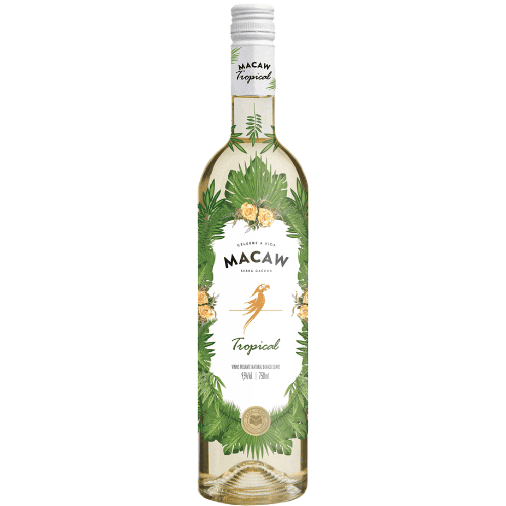 Vinho Frisante Casa Perini Macaw Tropical Branco 750ml