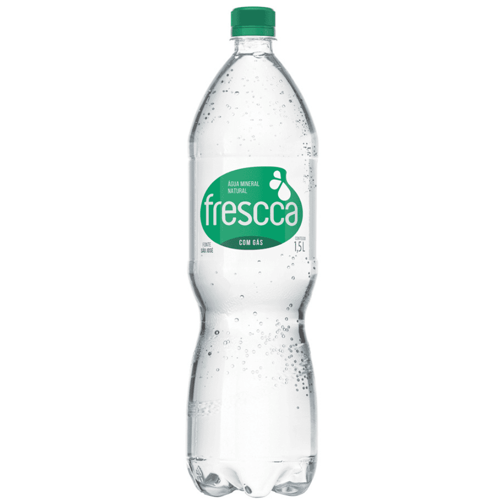 Água Mineral Natural Frescca com gás Pet Fardo 6x1500ml