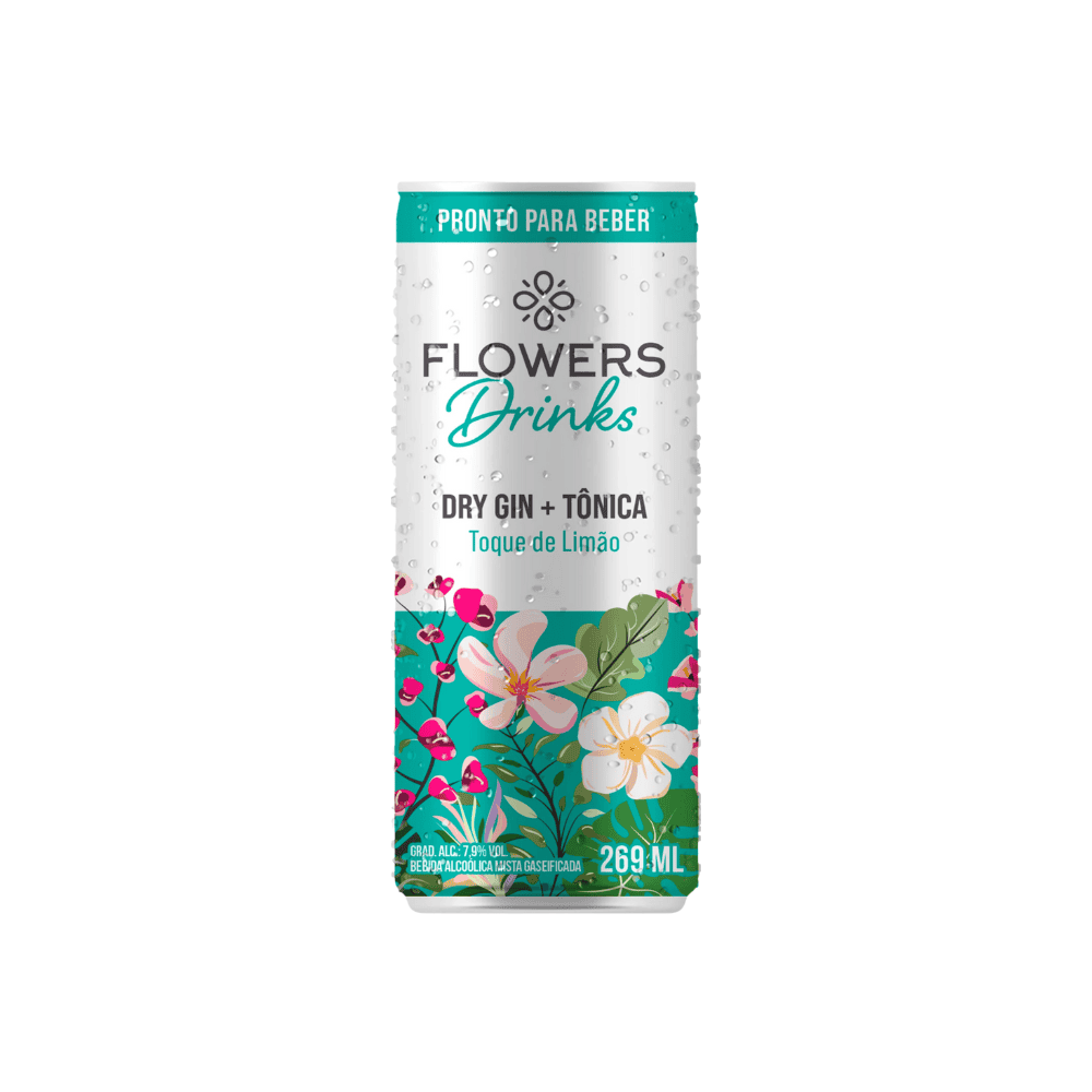 Gin Tônica Flowers Limão Fardo 6x269ml