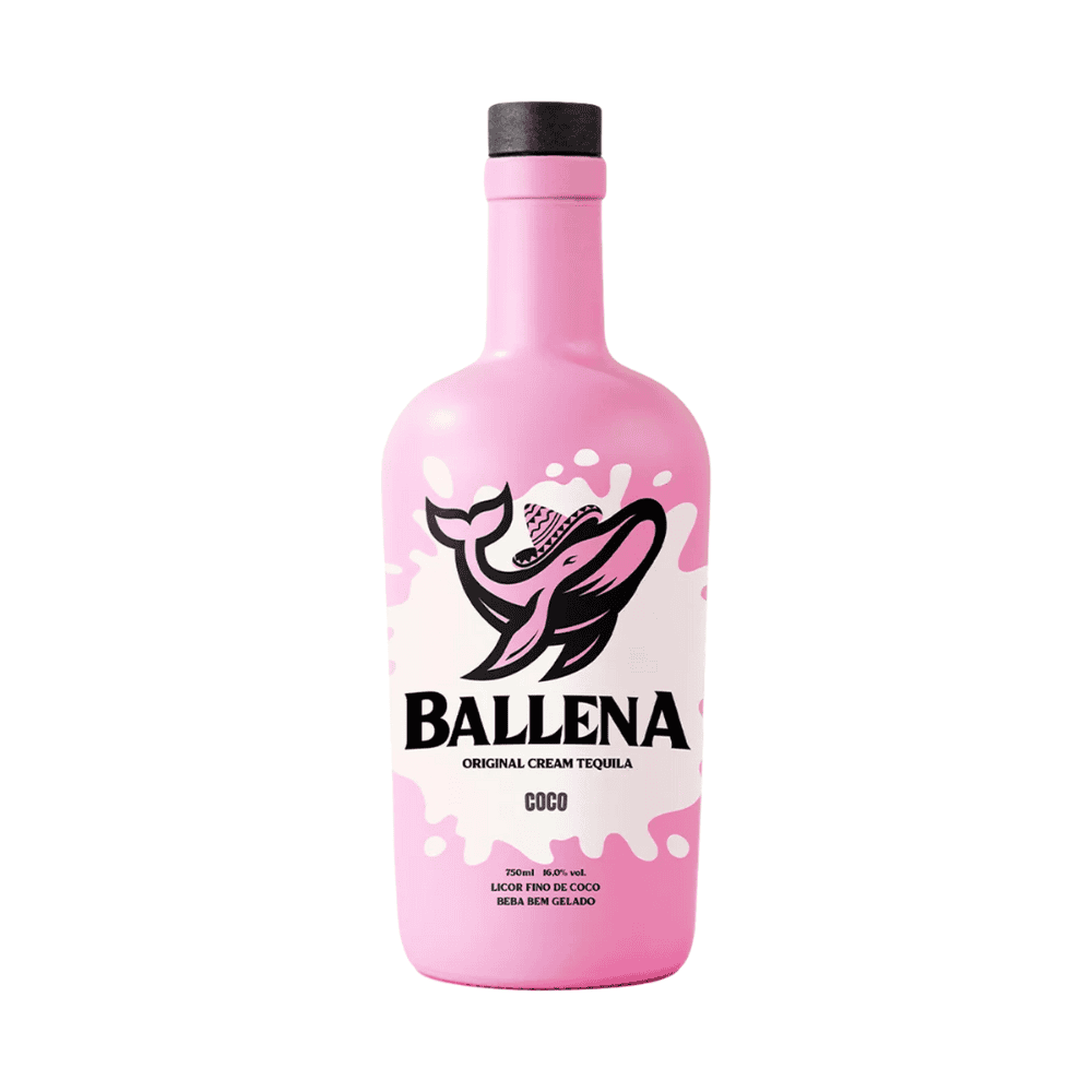 Licor Ballena Tequila com Coco 750ml