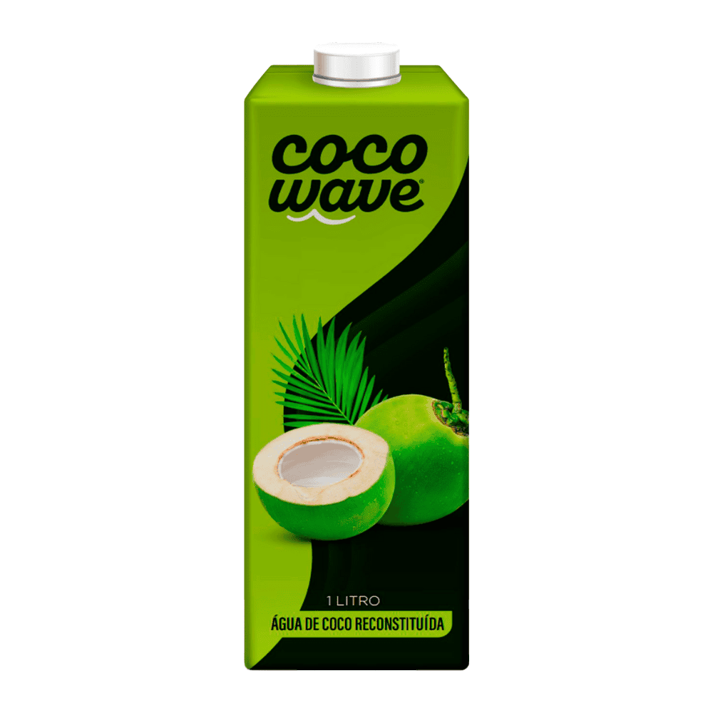 Água de Coco Tradicional Coco Wave Caixa 12x1000ml