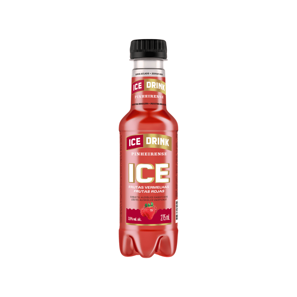 Ice Drink Frutas Vermelhas Pet Fardo 12x275ml