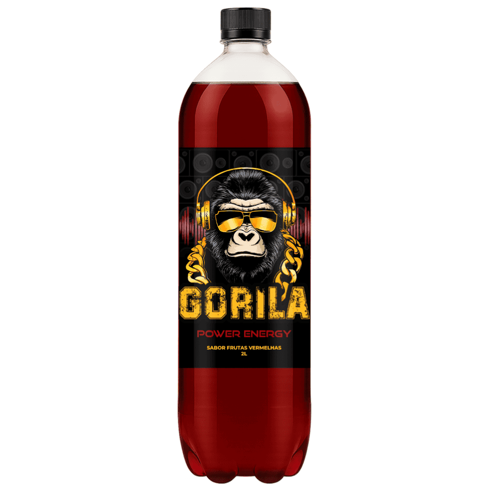 Energético Gorila Frutas Vermelhas Fardo 6x2000ml