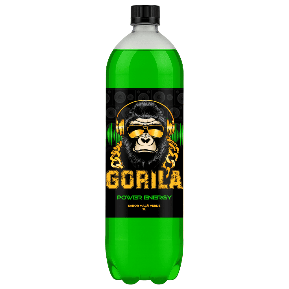 Energético Gorila Maçã Verde Fardox2000ml